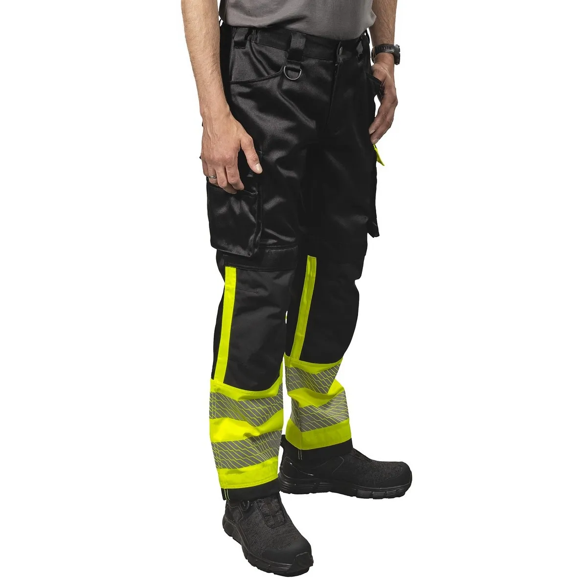 Varselbyxor 5Xl Greyson Fl.Gul/Svart Kl1