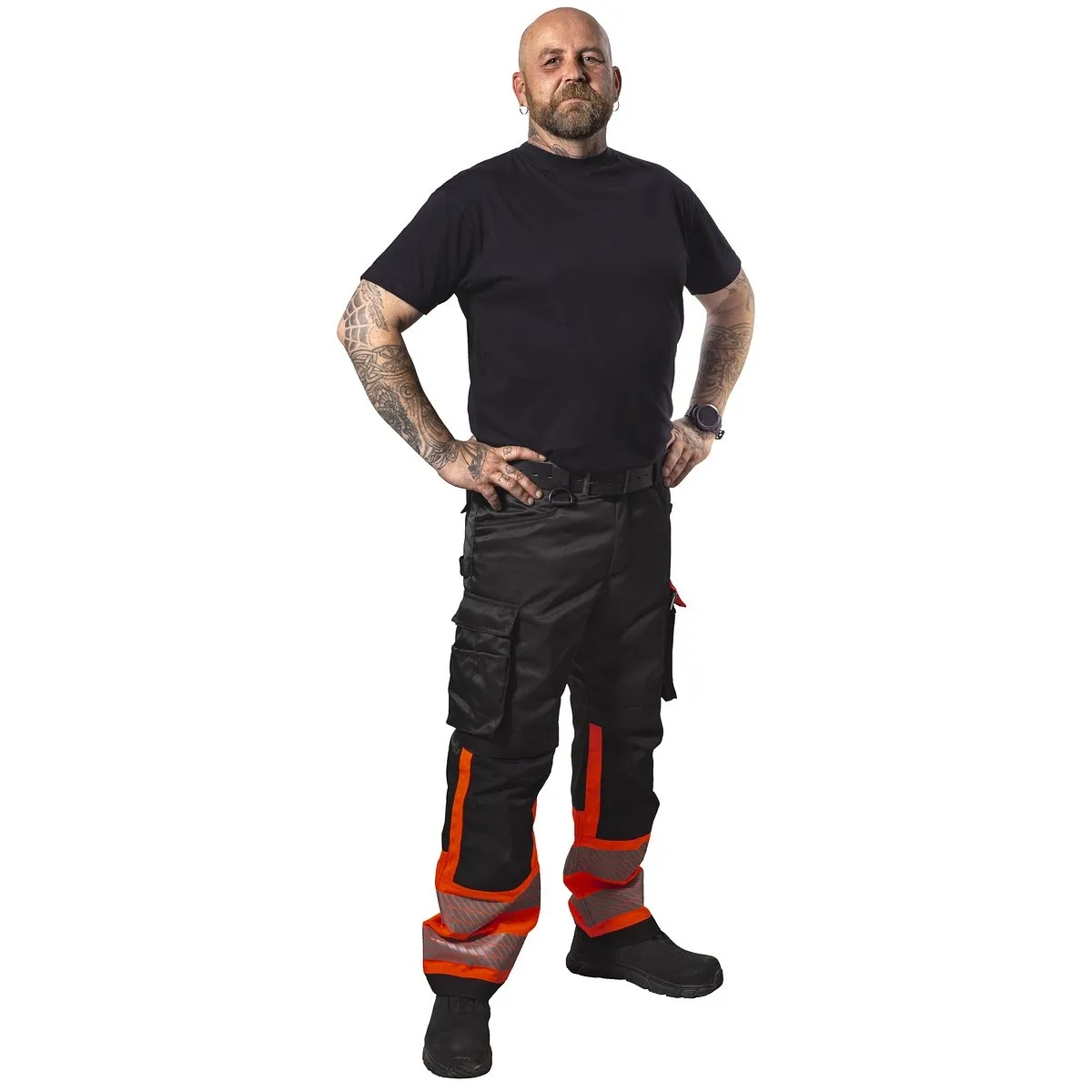 Varselbyxor Xl Greyson Fl.Röd/Svart Kl1