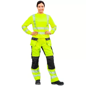 Varselskjorta L Adley Fl.Gul Kl2 En20471