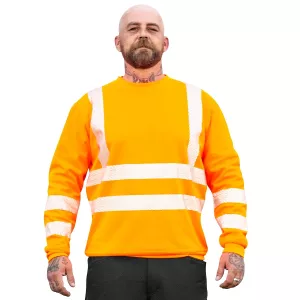 Varselskjorta L Adley Fl.Orange Kl2 En20471