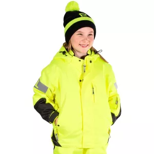 Vinterjacka Barn 120 Arnold Fl.Gul/Svart