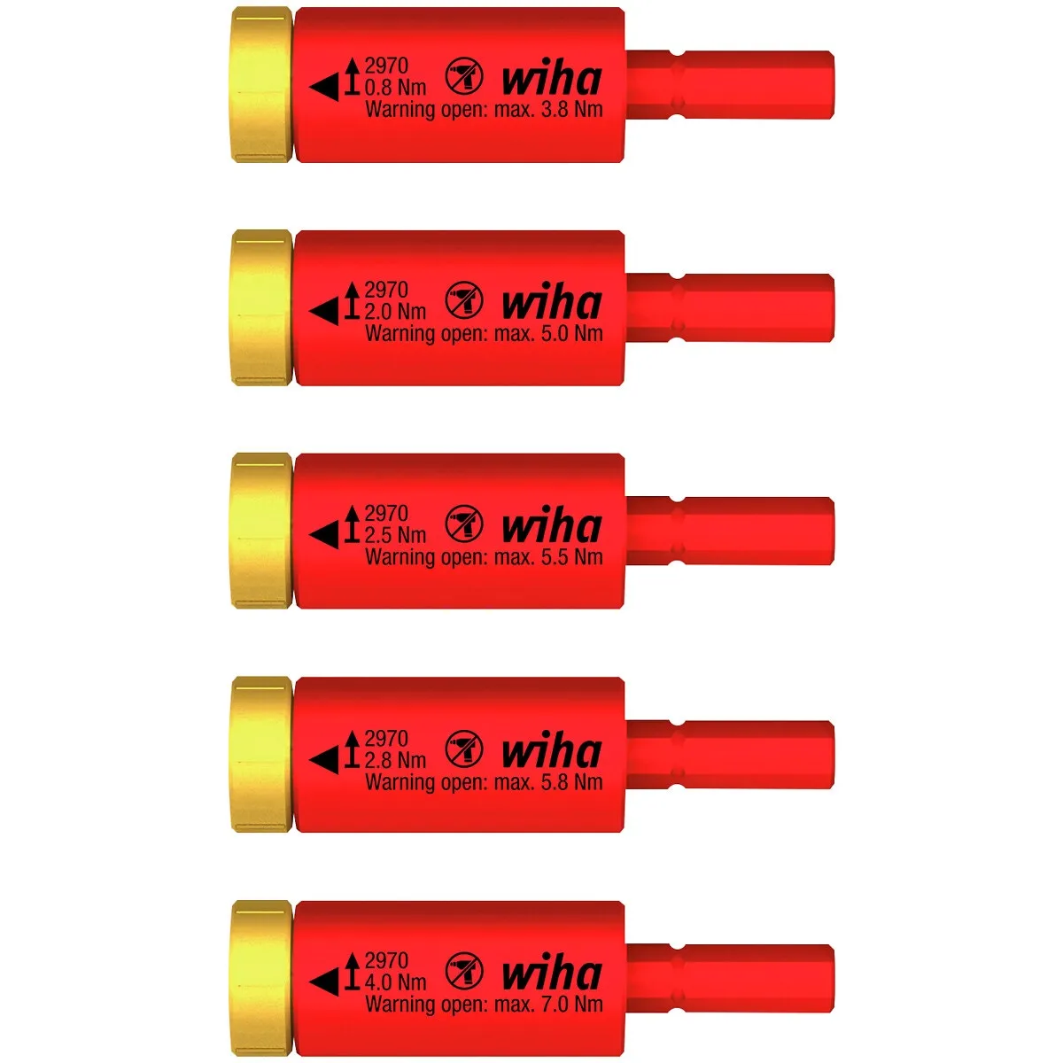 Vridmoment Adaptersats Vde 5St 0,8-4Nm