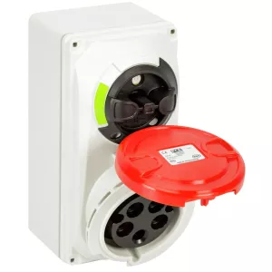 Vägguttag Cee 32A/400Cee 5-Pol Ip44