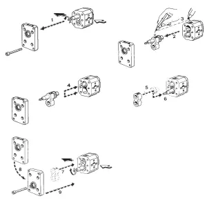 Hydraulpump 8.2 Grupp-2 Flänskoppling