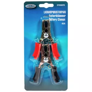 Batteriklämmor 40A Svart+Röd