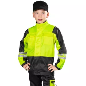 Barnjacka 160 Alex Fl. Gul/Svart