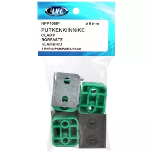 Rörklammer 6Mm Standard Serie Packad 2 Par