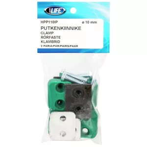 Rörklammer 10Mm Standard Serie Packad 2 Par
