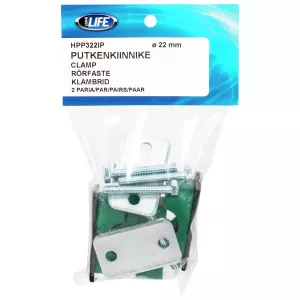 Rörklammer 22Mm Standard Serie Packad 2 Par