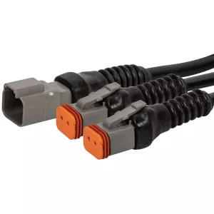 Deutsch Förgreningskabel, Dt -> 2St Dt