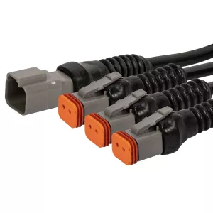 Deutsch Förgreningskabel, Dt -> 3St Dt