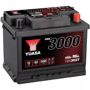 Batteri Yuasa 62Ah -+ 243X175X190