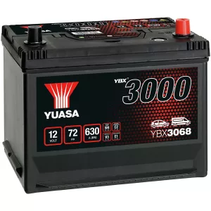 Batteri Yuasa  72Ah -+ 269X174X225