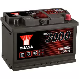 Batteri Yuasa 76Ah -+ 278X175X190