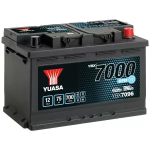 Batteri Yuasa 75Ah Efb -+ 278X175X190