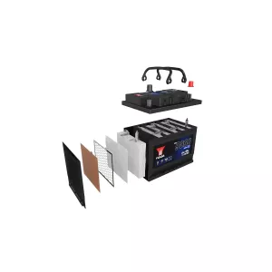 Batteri Yuasa 95Ah Agm -+ 353X175X190