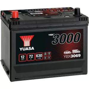 Batteri Yuasa  72Ah +- 269X174X225