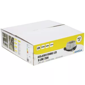 Kedjebelysning Led Single Line 120Gra Led 225W 25M