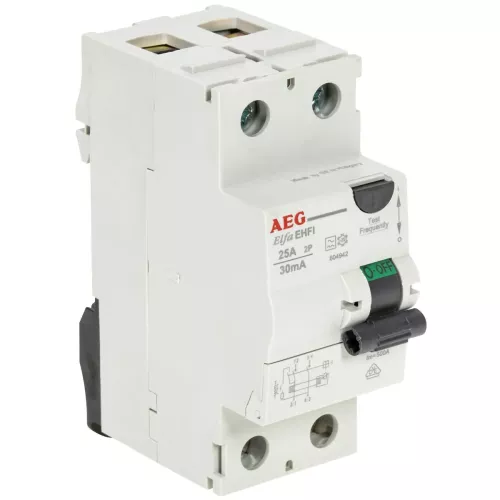 Jordfelsbr 2-Pol 25A 30Ma Aeg