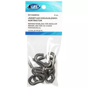 Reparationslänk 5Mm För Snökedjor Nortractor 10 St