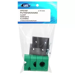 Rörklammer 16Mm Standard Serie Packad 2 Par