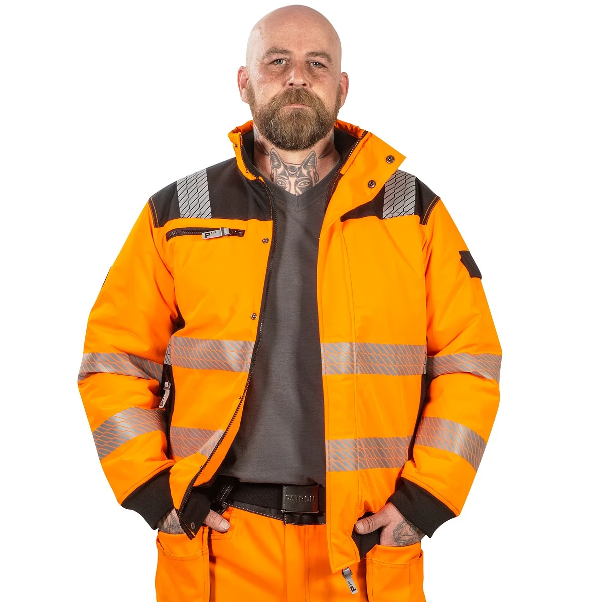 Pilot Jacka Lätt Isolering 4Xl Gavin Fl.Or/Svart