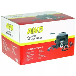 Båtvinsch 12V / 280W 907Kg