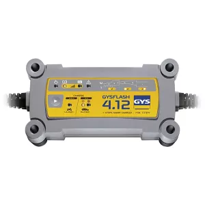 Gysflash 4.12 12V 230 V 0,8/4 A laddning 1,2-90A (underh.1,2-125 A) 7 steg IP65