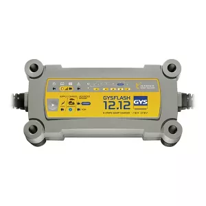 Gysflash 12.12 12V 230 V 12 A laddning 20-250 A (underh.20-330 A) 8 steg IP65