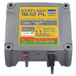 Gysflash 18.12PL 12 V 230 V 7/12/18 A laddning 15-270 A 7/8 steg IP43