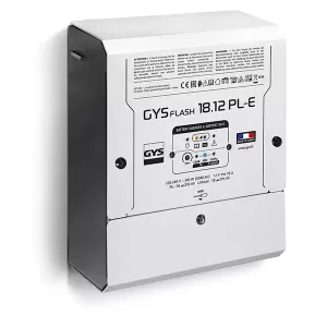 Gysflash 18.12PL-E 12 V 185-265 V 18 A /25 grC 16 A /40 grC laddning 36-270A fast installation