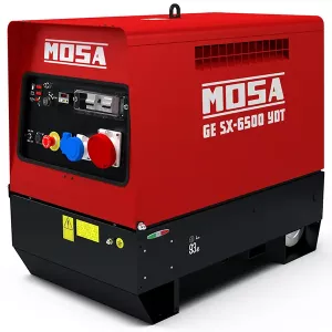 GE SX-6500YDT 3,5/6,5 kVA 230/400 V Yanmar L100V Elstart EAS ansl.