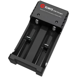 Laddare För 2X18650 Batteri  Micro Usb Elwis