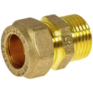 Klämringskoppling Med Utv.Gänga 18X3/4