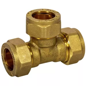 Klämringskoppling T-Rör 22Mm