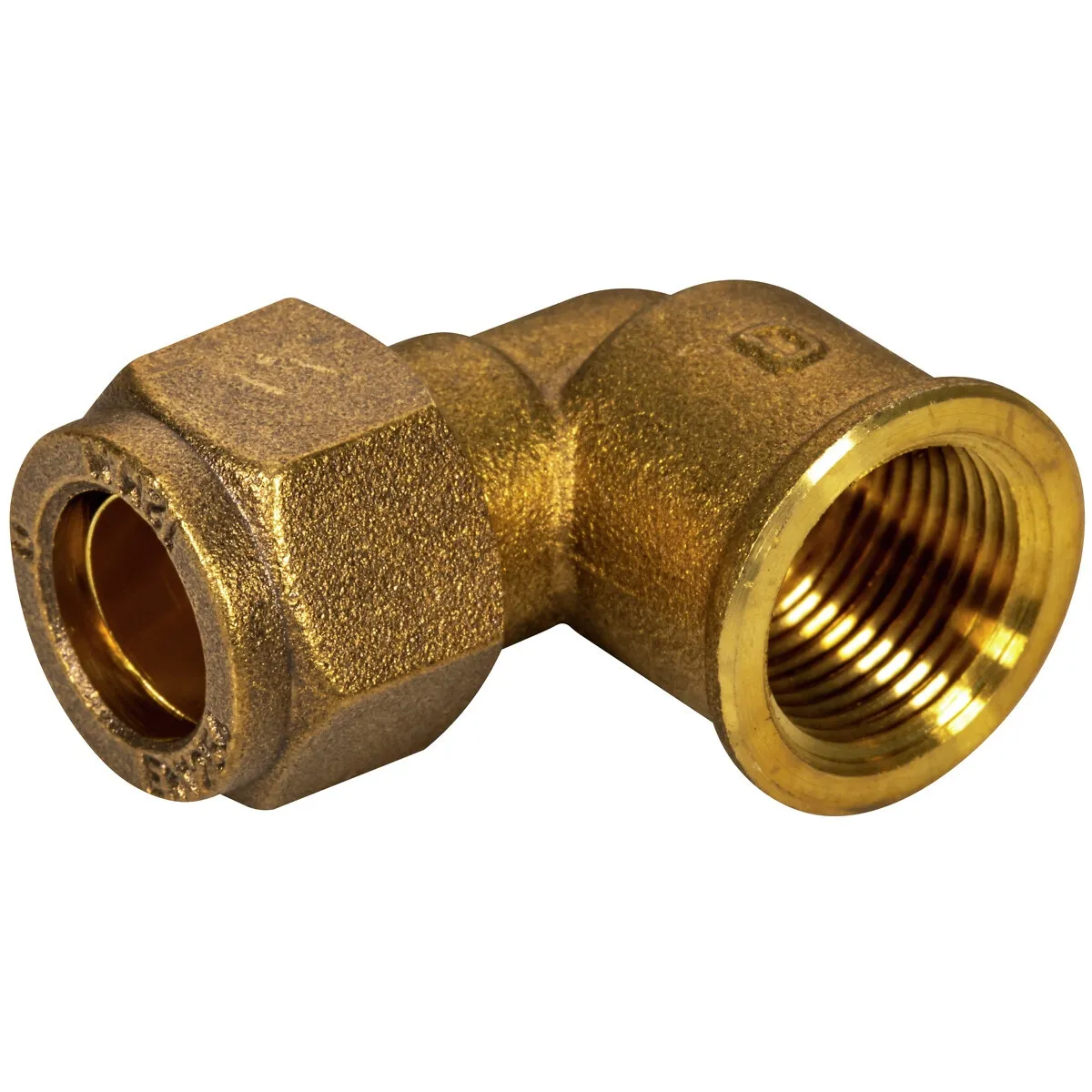 Klämringskoppling Vinkel Med Inv.Gänga 18X1/2