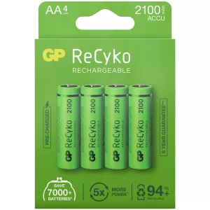 Laddningsbart Batteri 1,2V Aa 2100Mah Recyko 4St