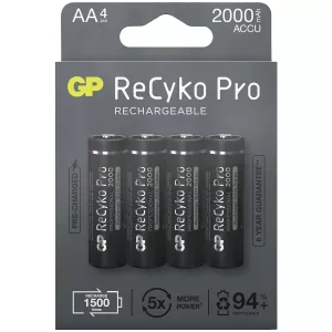 Laddningsbart Batteri 1,2V Aa 2000Mah Recyko Pro 4