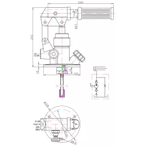 Hydraulisk Handpump 12 1-Act För 1-Act Cylinder