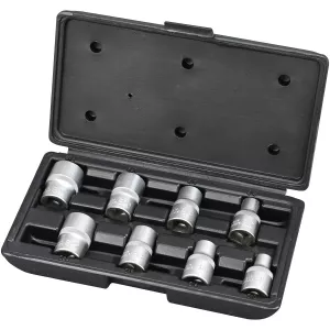 Hylssats 1/2" 8 Delar E-Torx 10-24Mm