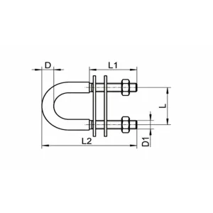 Förtöjningsbygel 10X90 A4