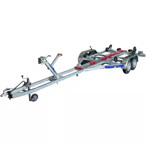 Båttrailer 750X246 2100Kg 2-Axel Med Bromsar