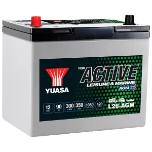 Batteri Yuasa Fritid 90Ah Agm +- 259X168X232