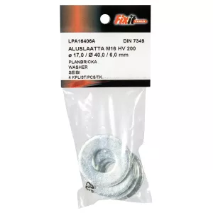 Planbricka M16 4St Hv200 Din7349 Förzinkad