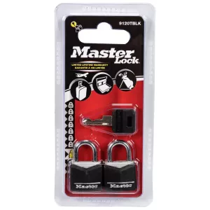 Hänglås 20Mm 2St Svart