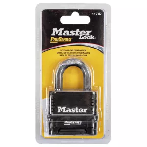 Hänglås 57Mm Nummer Svart