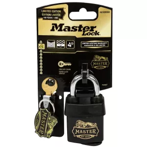 Hänglås 54Mm Svart 100År Festmodel