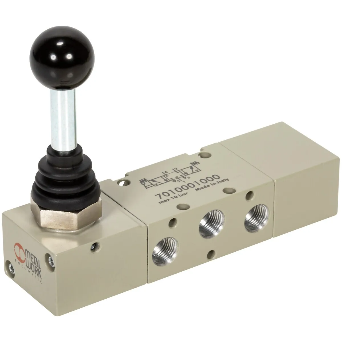 Pneumatisk Ventil 5/3 1/8 90 Fjäde Mav26Lescc