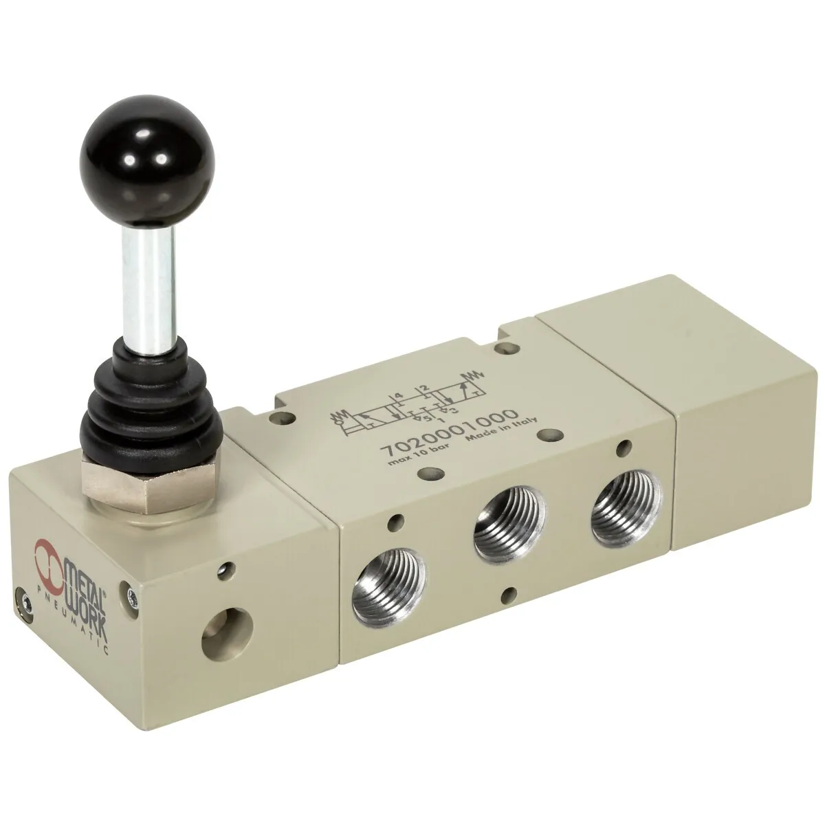 Pneumatisk Ventil 5/3 1/4 90 Fjäde Mav36Lescc