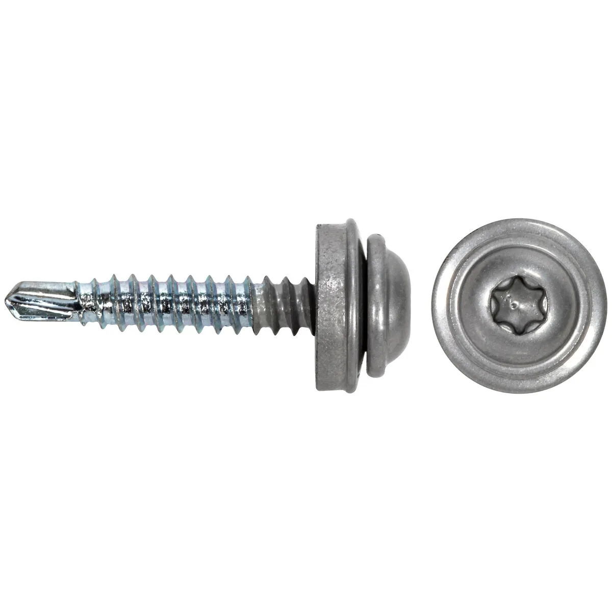 Farmarskruv 4,2X25 A2 100St Silver/Ral9006